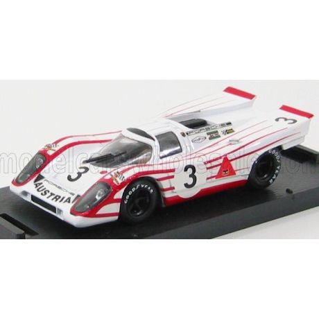 BRUMM PORSCHE 917K 4.5L N 3 24h DAYTONA 1970 K.AHRENS - V.ELFORD - WHITE RED 1/43