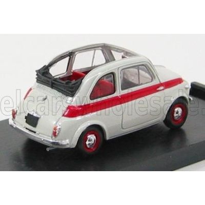 BRUMM FIAT 500 NUOVA SPORT APERTA 1957 - GREY 1/43