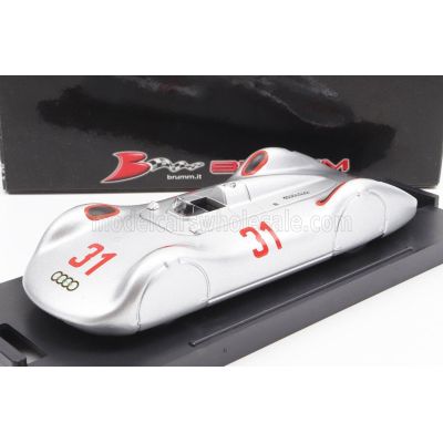 BRUMM AUTO UNION TIPO C STREAMLINE N 31 AVUSRENNEN 1937 B.ROSEMEYER - SILVER 1/43