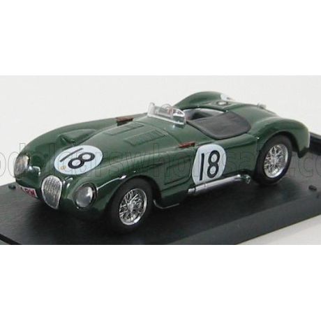 BRUMM JAGUAR XK120 C-TYPE SPIDER 3.4L TEAM JAGUAR CARS LTD N 18 WINNER 24h LE MANS 1953 TONY ROLT - DUNCAN HAMILTON - BRITISH RA