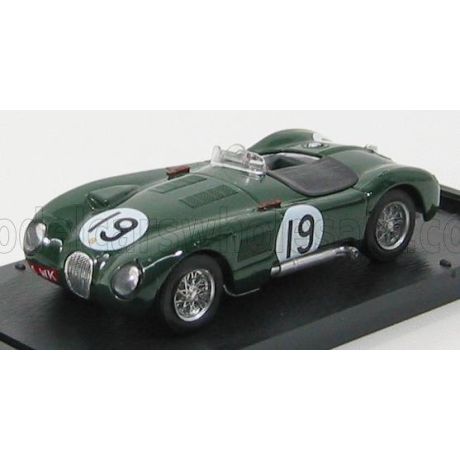 BRUMM JAGUAR C TYPE 4th LE MANS 1953 WHITEHEAD-STEWART N 19 - BRITISH RACING GREEN 1/43