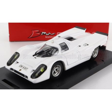 BRUMM PORSCHE 917K STRADALE ROAD - JOACHIM GROSSBAD - 1975 - WHITE 1/43