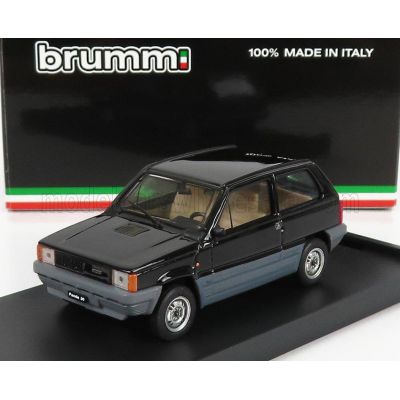 BRUMM FIAT PANDA 30 1 SERIES 1980 - NERO LUXOR - BLACK 1/43