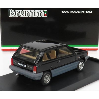 BRUMM FIAT PANDA 30 1 SERIES 1980 - NERO LUXOR - BLACK 1/43