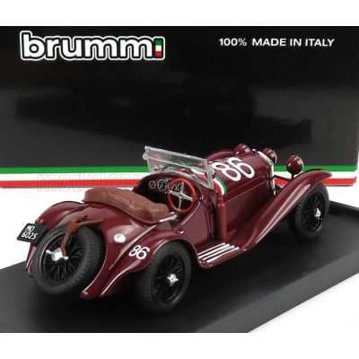 BRUMM ALFA ROMEO 1750 GS SPIDER N 86 3rd  MILLE MIGLIA 1930 G.CAMAPARI - A.MARINONI - BORDEAUX 1/43