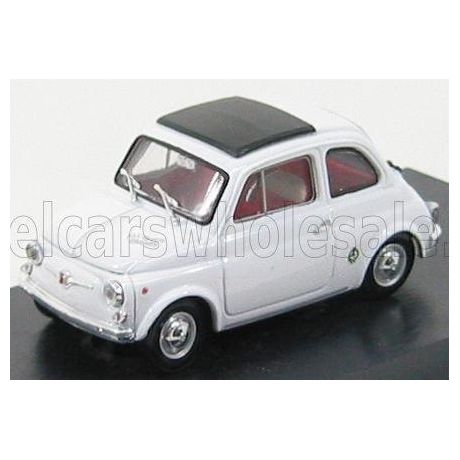 BRUMM FIAT 500 ABARTH 595SS 1965 - WHITE 1/43