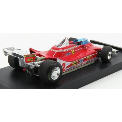 BRUMM FERRARI F1  312T4 N 12 2nd GP FRENCH DIJON 1979 GILLES VILLENEUVE - RED 1/43