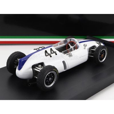 BRUMM COOPER F1  T56 N 44 BELGIUM GP 1961 M.GREGORY - WHITE BLUE 1/43