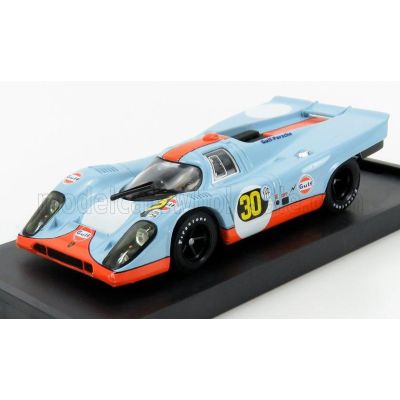 BRUMM PORSCHE 917K SCUDERIA JWA GULF N 30 WINNER 1000Km BUENOS AIRES 1971 JO SIFFERT - DEREK BELL - LIGHT BLUE ORANGE 1/43