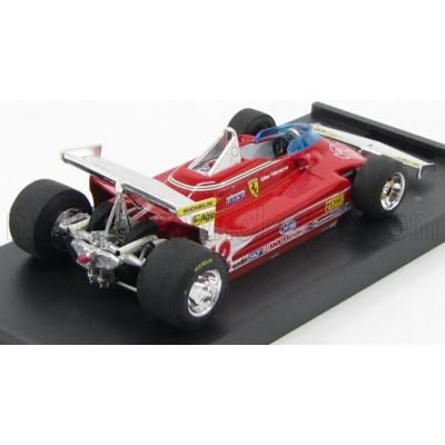 BRUMM FERRARI F1  312T4 N 12 PROVE ALA POSTERIORE OVEST USA GP 1979 GILLES VILLENEUVE - RED 1/43