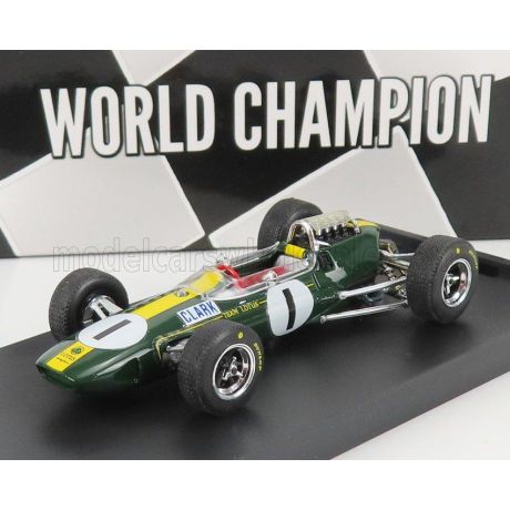 BRUMM LOTUS F1  33 N 1 WINNER GERMANY GP JIM CLARK 1965 WORLD CHAMPION - GREEN YELLOW 1/43