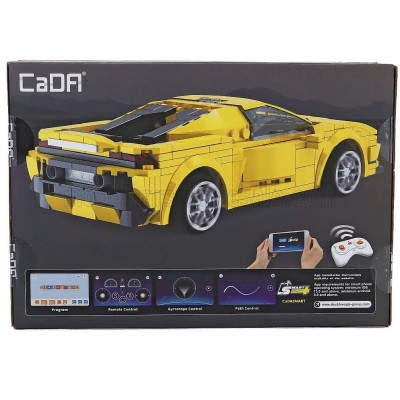 CADA CADA RC EVO RACE CAR 2020 - 289 pcs - YELLOW 1/20