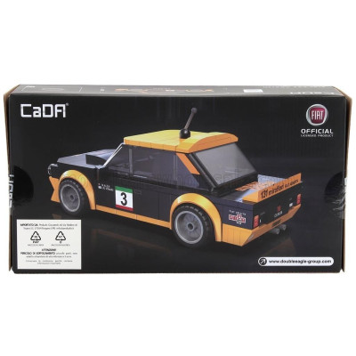 CADA FIAT ABARTH 131 N 3 RALLY - 254 pcs - BLACK YELLOW 1/24