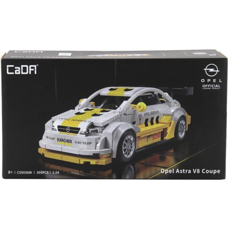 CADA OPEL ASTRA V8 COUPE N 7 RALLY - 305 pcs - WHITE YELLOW 1/24