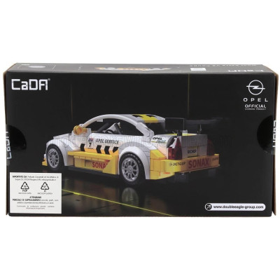 CADA OPEL ASTRA V8 COUPE N 7 RALLY - 305 pcs - WHITE YELLOW 1/24