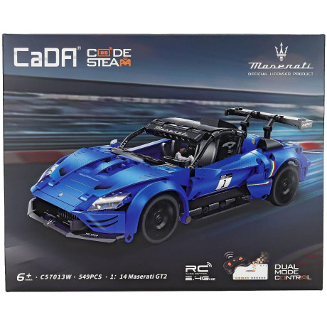 CADA MASERATI GT2 - 549 pcs - BLUE BLACK 1/16