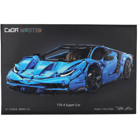 CADA CADA 770-4 SUPER CAR - 3842 pcs - BLUE 1/8
