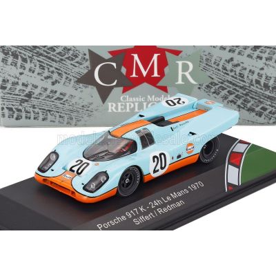 CMR PORSCHE 917K 4.5L TEAM JOHN WYER AUTOMOTIVE ENGINEERING LTD GULF N 20 24h LE MANS 1970 JO SIFFERT - BRIAN REDMANN - LIGHT BL