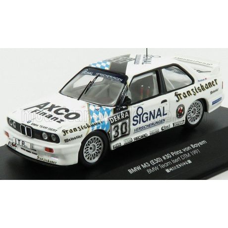 CMR BMW 3-SERIES M3 (E30) TEAM ISERT N 30 SEASON DTM 1991 L.P.VON BAYERN - WHITE 1/43