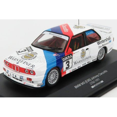 CMR BMW 3-SERIES M3 (E30) SPORT EVOLUTION N 3 DTM 1991 JOHNNY CECOTTO - WHITE BLUE RED 1/43