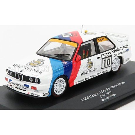CMR BMW 3-SERIES M3 E30 N 10 DTM SEASON 1992 S.SOPER - WHITE BLUE RED 1/43