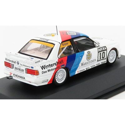 CMR BMW 3-SERIES M3 E30 N 10 DTM SEASON 1992 S.SOPER - WHITE BLUE RED 1/43
