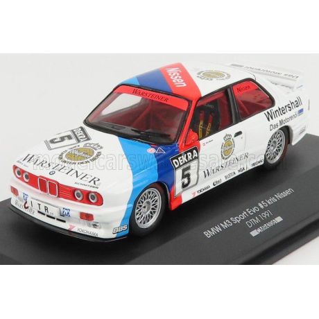 CMR BMW 3-SERIES BMW M3 (E30) N 5 DTM SEASON 1991 K.NISSEN - WHITE BLUE RED 1/43