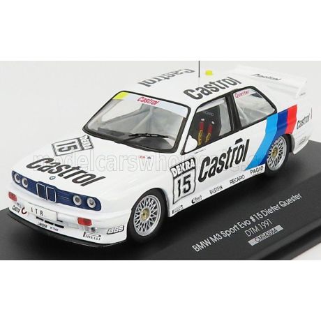 CMR BMW 3-SERIES M3 E30 TEAM LINDNER N 15 DTM 1991 D.QUESTER - WHITE BLUE RED 1/43