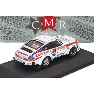 CMR PORSCHE 911 SC TEAM EMINENCE Gr.4 (night version) N 1 RALLY SANREMO 1981 WALTER ROHRL - CHRISTIAN GEISTDORFER - WHITE RED 1/