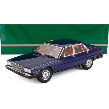 CULT SCALE MODELS MASERATI QUATTROPORTE 3-SERIES 1980 - BLUE MET 1/18