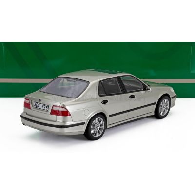 CULT SCALE MODELS SAAB 9-5 TURBO AERO 1998 - SILVER MET 1/18