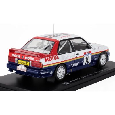 EDICOLA BMW 3-SERIES M3 (E30) ROTHMANS N 10 WINNER RALLY TOUR DE CORSE 1987 BERNARD BEGUIN - JEAN JACQUES LENNE - WHITE BLUE RED