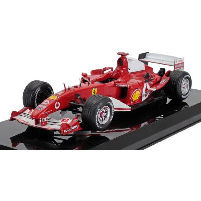 EDICOLA FERRARI F1  F2004 N 1 WORLD CHAMPION SEASON 2004 MICHAEL SCHUMACHER - BLISTER BOX - RED WHITE 1/24