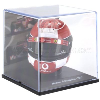 EDICOLA HELMET F1  CASCO HELMET MICHAEL SCHUMACHER F2002 TEAM FERRARI WORLD CHAMPION SEASON 2002 - RED YELLOW WHITE 1/5