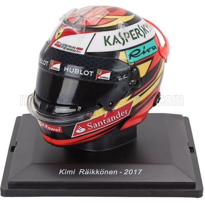 EDICOLA HELMET F1  CASCO HELMET KIMI RAIKKONEN TEAM FERRARI SF70H SEASON 2017 - RED WHITE 1/5