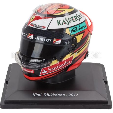 EDICOLA HELMET F1  CASCO HELMET KIMI RAIKKONEN TEAM FERRARI SF70H SEASON 2017 - RED WHITE 1/5