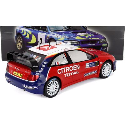 EDICOLA CITROEN XSARA WRC N 1 RALLY ADAC DEUTSCHLAND WORLD CHAMPION 2005 S.LOEB - D.ELENA - RED WHITE BLUE 1/18
