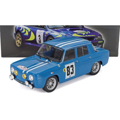 EDICOLA RENAULT R8 GORDINI (night version) N 83 RALLY TOUR DE CORSE 1966 J.F.PILOT - J.F.JACOB - BLUETTE 1/18