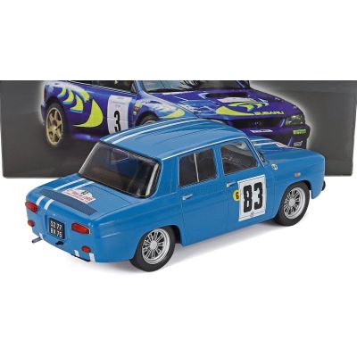 EDICOLA RENAULT R8 GORDINI (night version) N 83 RALLY TOUR DE CORSE 1966 J.F.PILOT - J.F.JACOB - BLUETTE 1/18