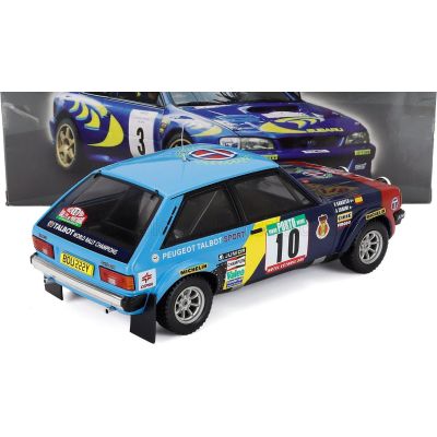 EDICOLA TALBOT SUNBEAM LOTUS (night version) N 10 RALLY PORTUGAL 1983 ANTONIO ZANINI - VICTOR SABATER - 2 TONE BLUE RED 1/18