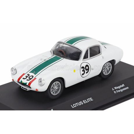 EDICOLA LOTUS ELITE MK14 TEAM ELITE N 39 24h LE MANS 1963 PAT FERGUSON - JOHN WAGSTAFF - WHITE BLACK 1/43