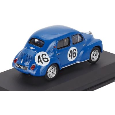 EDICOLA RENAULT 4CV TEAM J.L.V. SANDT N 46 24h LE MANS 1950 JEAN SANDT - HERVE COATALEN - BLUE 1/43