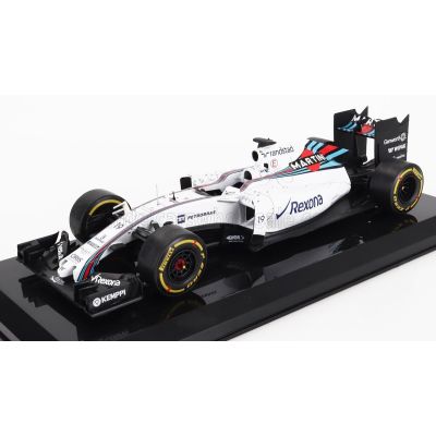 EDICOLA WILLIAMS F1  FW37 TEAM MARTINI RACING N 19 SEASON 2015 FELIPE MASSA - BLISTER BOX - WHITE BLUE RED 1/24