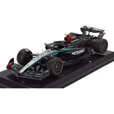 EDICOLA MERCEDES GP F1  W15 EQ PERFORMANCE TEAM AMG PETRONAS MOTORSPORT N 44 SEASON 2024 LEWIS HAMILTON - BLISTER BOX - BLACK SI