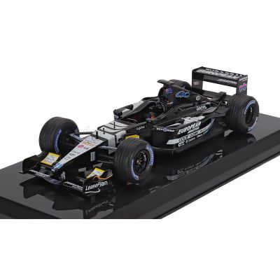 EDICOLA MINARDI F1  PS01 TEAM EUROPEAN N 21 SEASON 2001 FERNANDO ALONSO - BLISTER BOX - BLACK WHITE 1/24