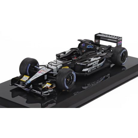 EDICOLA MINARDI F1  PS01 TEAM EUROPEAN N 21 SEASON 2001 FERNANDO ALONSO - BLISTER BOX - BLACK WHITE 1/24