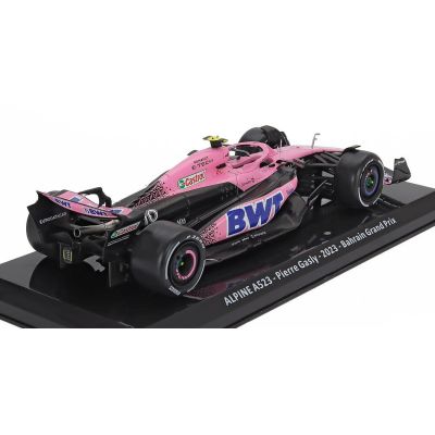 EDICOLA ALPINE F1  A523 TEAM BWT ALPINE N 10 BAHRAIN GP 2023 PIERRE GASLY - BLISTER BOX - PINK BLACK BLUE 1/24