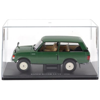 EDICOLA LAND ROVER RANGE ROVER 3.5L V8 1972 - CON VETRINA - WITH SHOWCASE - GREEN 1/24