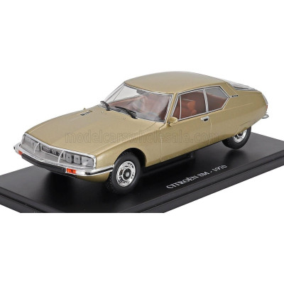 EDICOLA CITROEN SM MASERATI 1970 - CON VETRINA - WITH SHOWCASE - GOLD 1/24