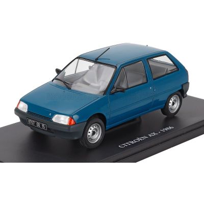 EDICOLA CITROEN AX 1986 - CON VETRINA - WITH SHOWCASE - BLUE 1/24